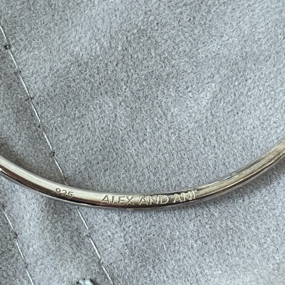 Alex and Ani Hamsa Cuff Bracelet 925 Sterling Silver - Picture 4 of 4